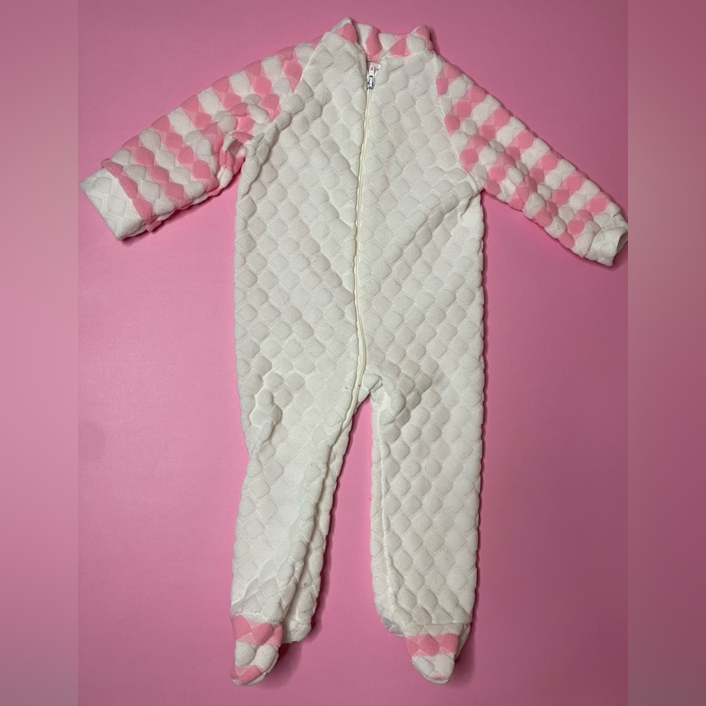 Vintage 60s Adorable Vintage Footed Sleeper Onesie